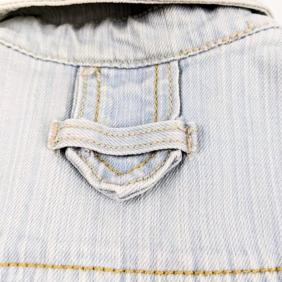 Children's Plan Light Blue Jean Vest - Picture 8 of 13